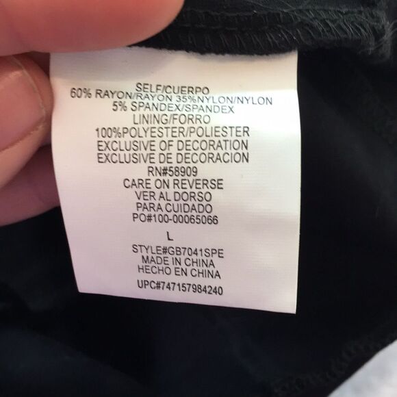 GB GIRLS • Black Ruffle Dress Heartland Dixie Size Large - Picture 8 of 8